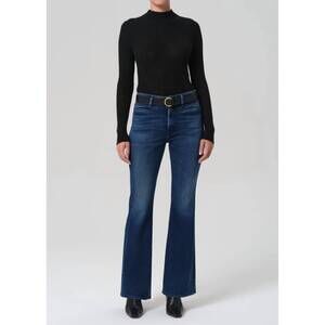 NEW CITIZENS OF HUMANITY lilah flare jeans with welt pocket in marvita